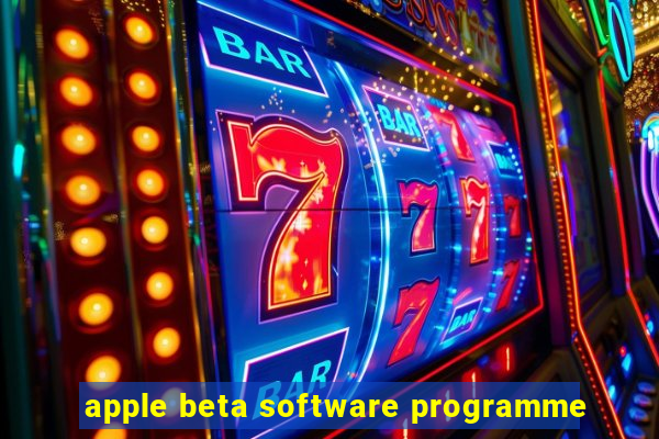 apple beta software programme